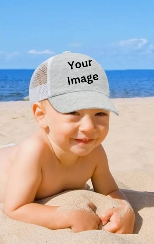 Baby and toddler Hat with choice of patch - Attitudes and Gratitudes