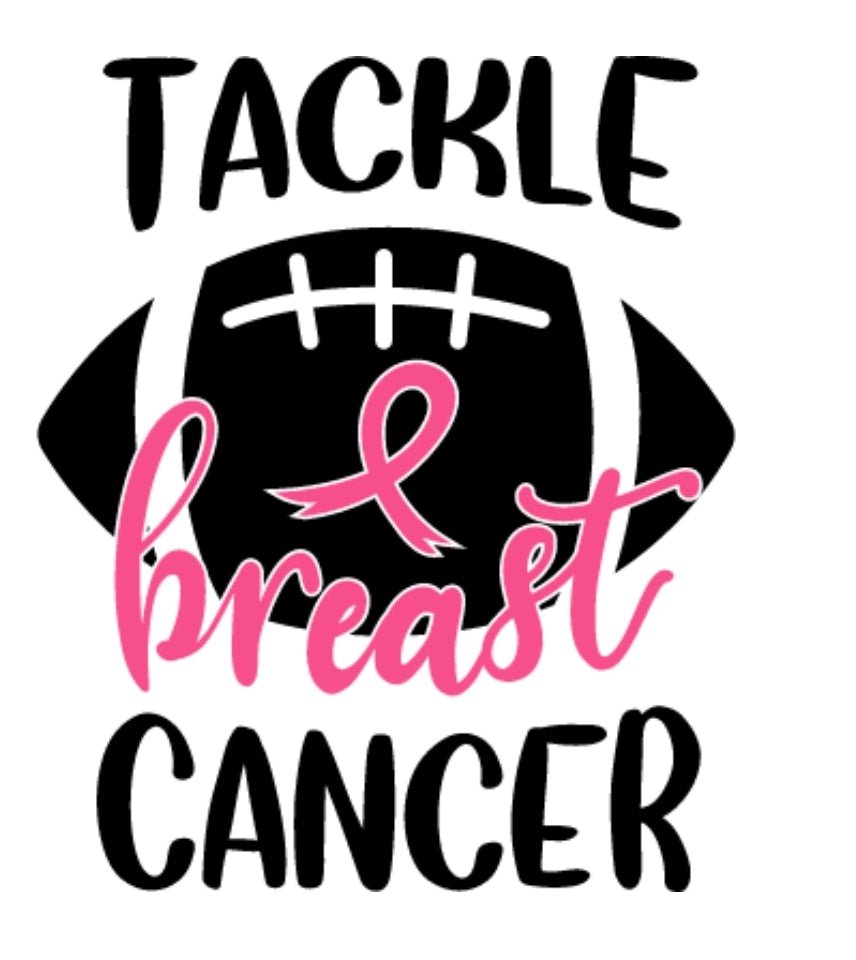 Adult and Child tackle breast cancer tee - Attitudes and Gratitudes