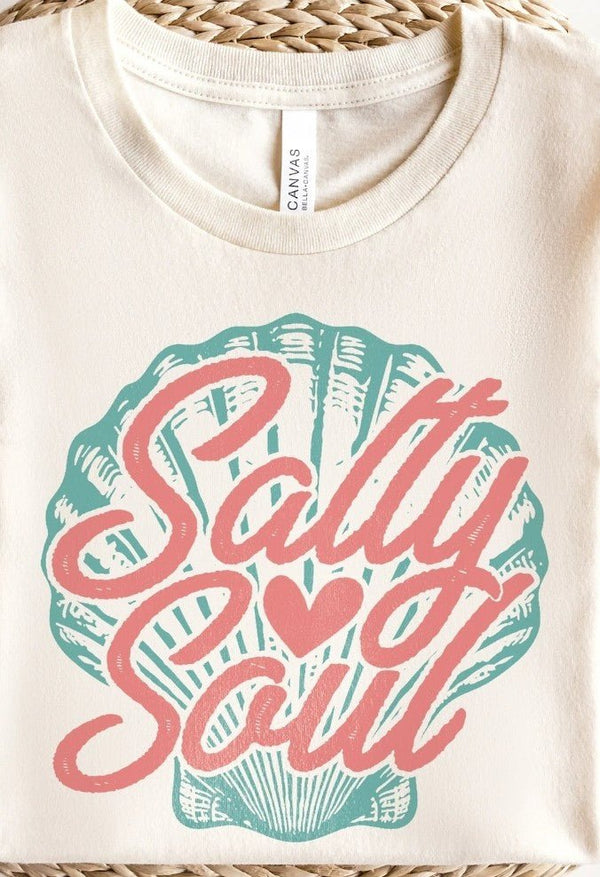 Adult Salty Soul Tshirt - Attitudes and Gratitudes