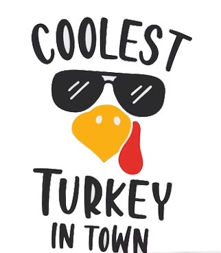 Coolest Turkey Kids and Toddler T-shirt - Attitudes and Gratitudes