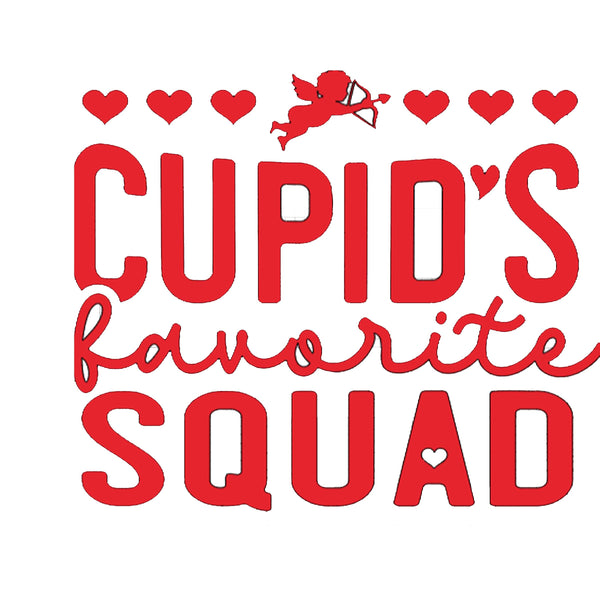 Adult or Child Cupid Squad Unisex tshirt or Crewneck - Attitudes and Gratitudes