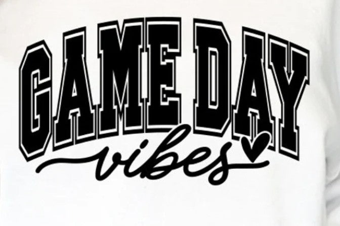 Gameday vibes tshirt or crewneck - Attitudes and Gratitudes