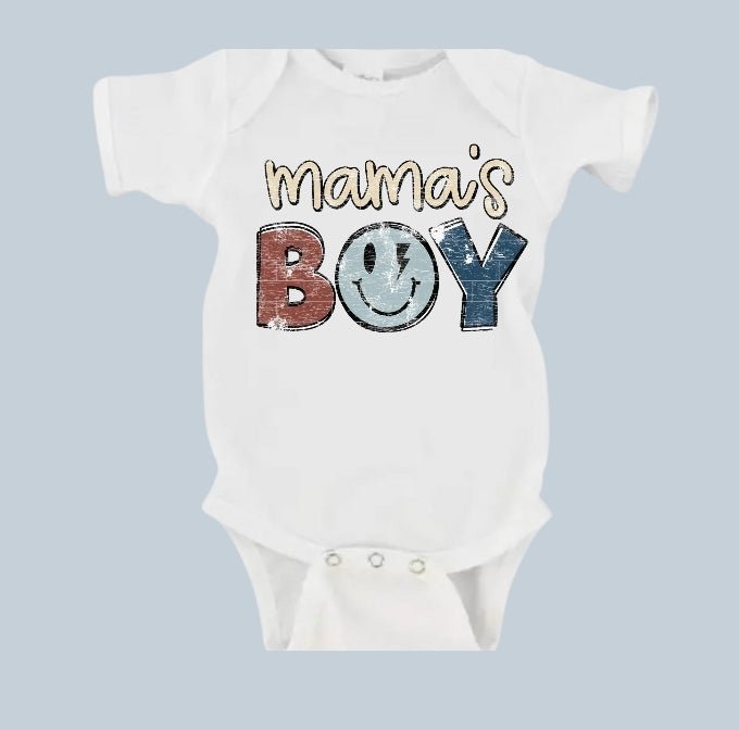 Mamas boy tee and onesie - Attitudes and Gratitudes