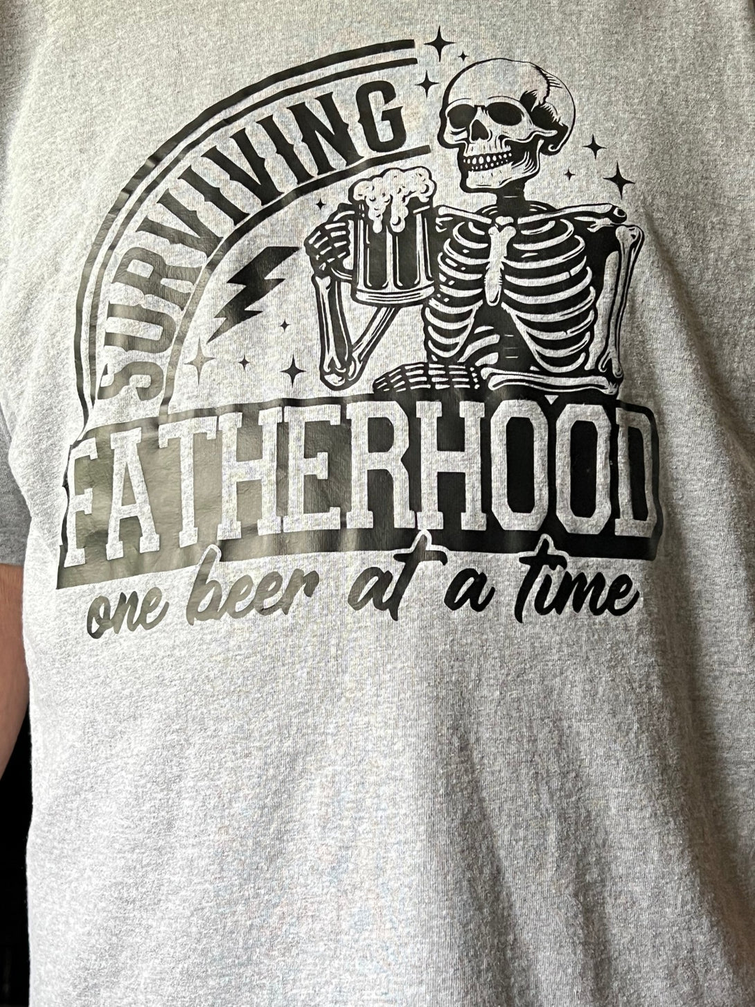 Surviving Fatherhood T-shirt - Attitudes and Gratitudes