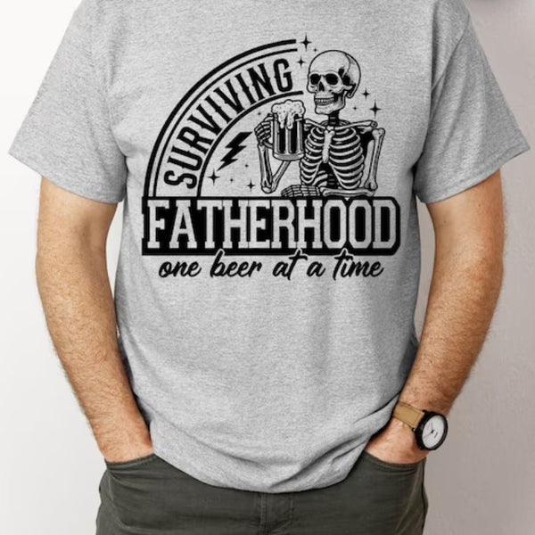 Surviving Fatherhood T-shirt - Attitudes and Gratitudes